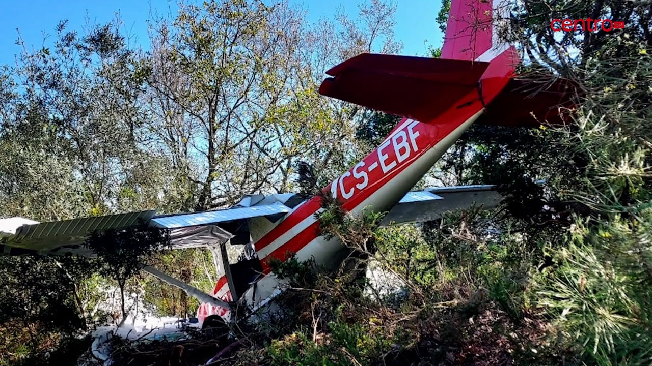 Queda de avioneta em Coimbra foi provocada por água no combustível