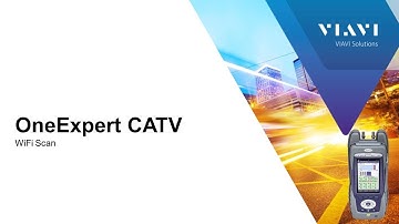 VIAVI OneExpert CATV: WiFi Scan