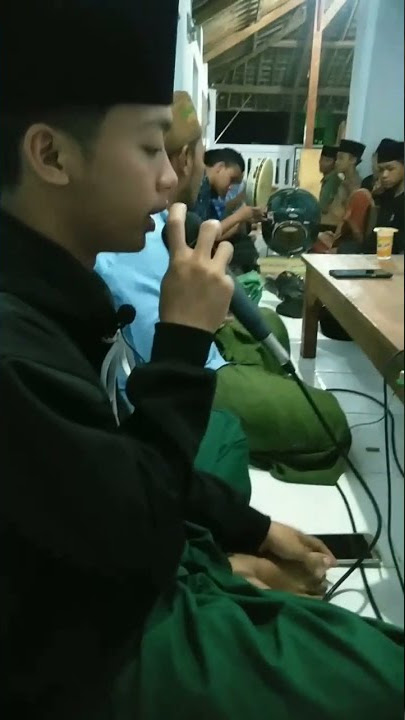 Menggali potensi suara Emas Santri dg melantunkan lagu Mahabbah Nabi