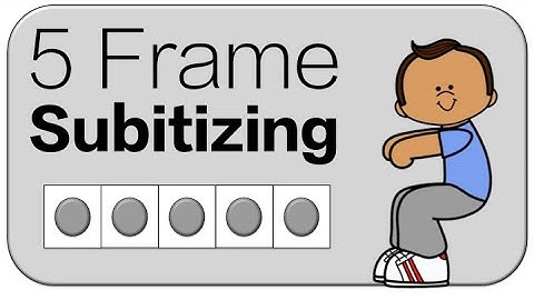 Five Frame Subitizing up to 5: Math Brain Break Game