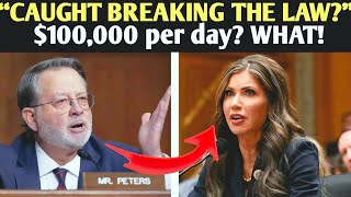 Gary Peters DESTROYS Kristi Noem Over DHS Cover-Up in SHOCKING Senate Clash