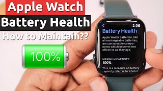 Apple Watch BATTERY HEALTH TIPS 🔥 Maintain Good Battery Life screenshot 4