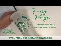 Fairy Magic DIY Starbucks Cold Cup Walkthrough / Tutorial Cricut Vinyl