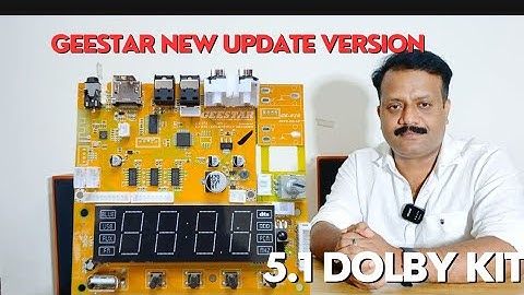 NEW UPDATE GEESTAR 5.1 DOLBY DTS REMOTE  kit | MALAYALAM