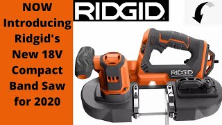 Here's Ridgid's new portable band saw model 8604b