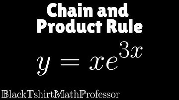 Chain Rule with the Product Rule Problem 1 (Calculus 1)