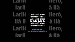 Miniatura de vídeo de "Calinitta-Il Volo en La Notte Della Taranta 2021"