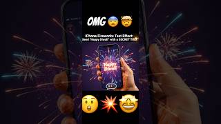 iPhone Fireworks Text Effect: Send "Happy Diwali" with a SECRET Trick!