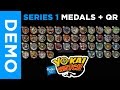 [4K] All SERIES 1 Yo-Kai Medals | Extras & QR Codes + GIVEAWAY