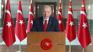 Cumhurbaşkanı Erdoğan Ak Parti'nin 22. Kuruluş yıldönümü için video mesaj gönderdi