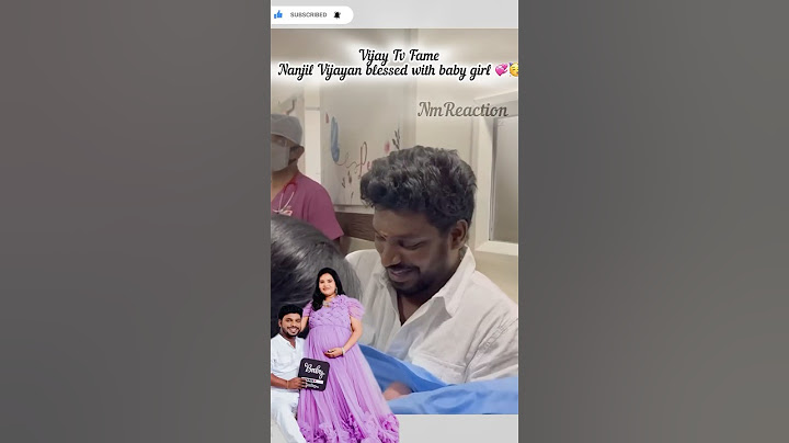 Papa poranthachu 😍 || Nanjil Vijaiyan Blessed with baby girl😍 #nanjilvijayan #vijaytv #daughter