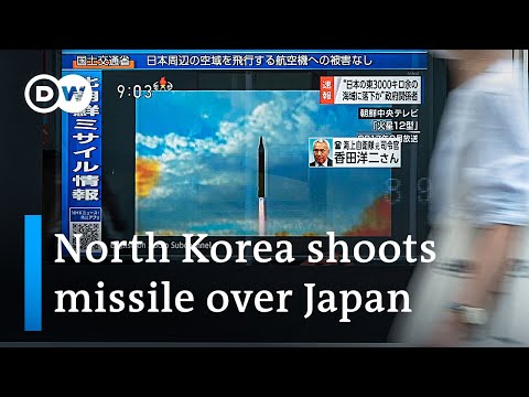 North korea shoots ballistic missile over japan | dw news