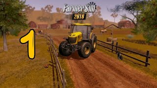 Farmer Sim 2018 — 1 — Обзор игры, вспашка поля, посев урожая screenshot 2