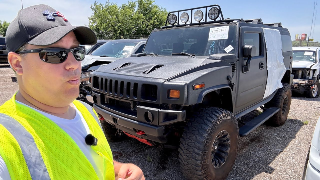 I Found a Cheap Hummer H2 on 40 Inch Tires at IAA! - YouTube