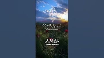 سورة الكوثر #القران_الكريم
