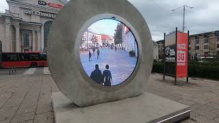 Intercity portal in Vilnius, Lithuania