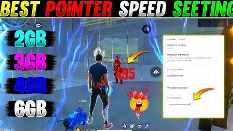 FreeFire Auto Headshot 🔥Pointer speed setting || Auto Headshot Setting FreeFire 💯 Pointer speed