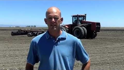 Leveling rice fields to gain efficiency