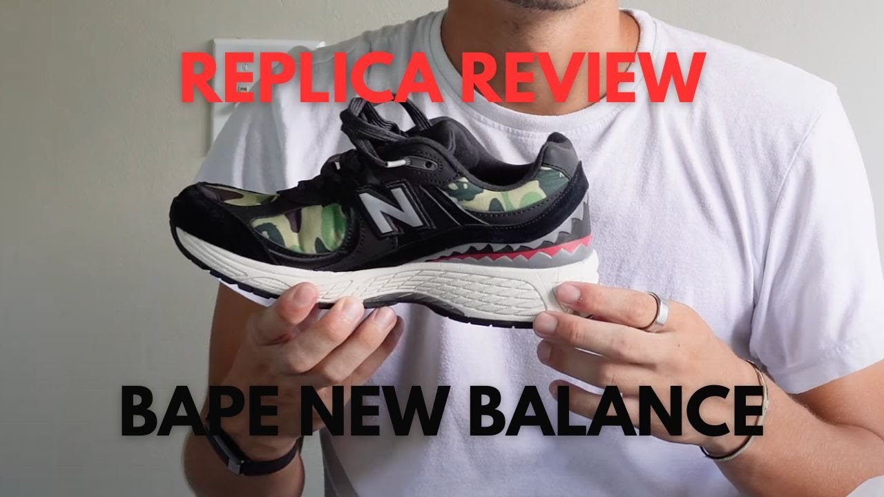 New Balance 2002R BAPE Black REP Review - YouTube