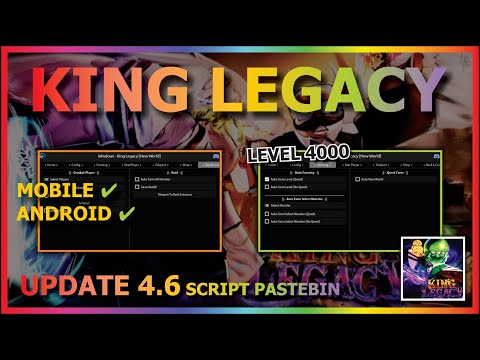 Script King Legacy Update 4.66 (Auto Farm, Raid, Teleport, NPC)