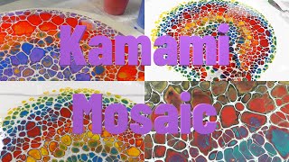 Perfect Lacing Acrylic Pouring ?! - Best of Kamami Mosaic Fluid Art