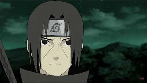 Itachi awakens his Mangekyou Sharingan English Dub