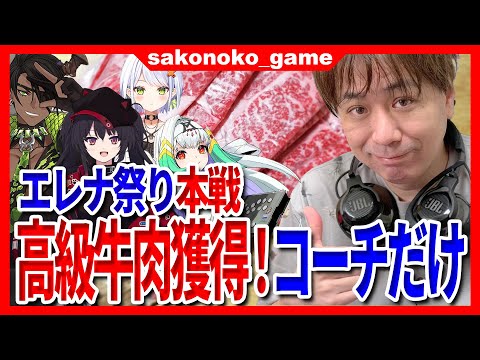 【スト６】エレナ祭りで高級牛肉獲得！sakoヴァンナ大奮闘！【SF6】