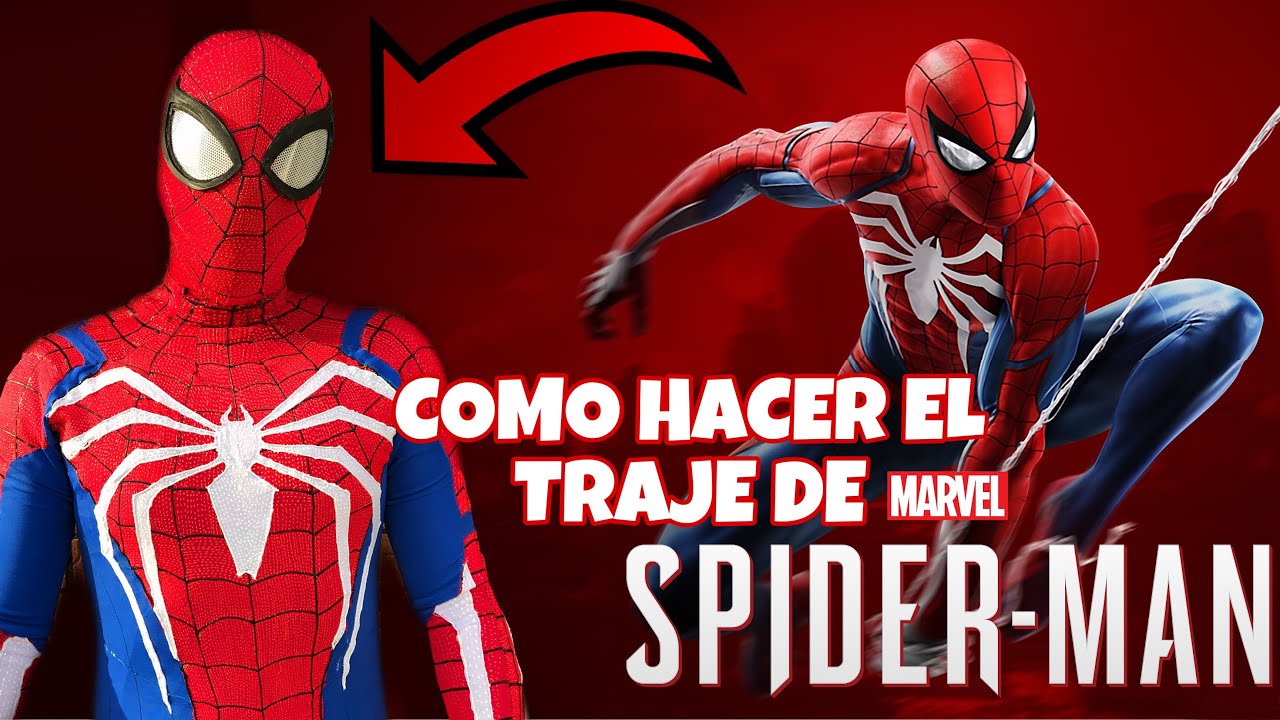 COMO HACER EL TRAJE DE SPIDER-MAN PS4/PS5/HICIMOS EL TRAJE AVANZADO DE  SPIDER-MAN/ TUTORIAL COSPLAY - YouTube