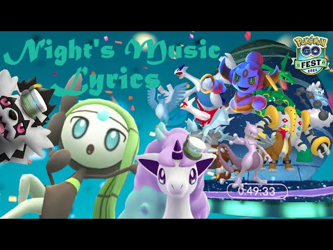 寶可夢【Pokémon GO FEST 2021】Night's Music夜間音樂(中英歌詞字幕)Chinese/English Lyrics