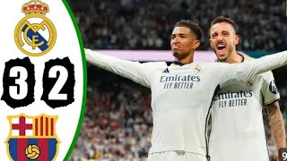 Real Madrid vs Barcelona 3-2 El classco LA Liga match | Highlights & all goals 2024