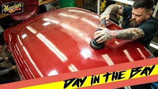 Restoring FADED RED PAINT on a CLASSIC CAR with ULTIMATE COMPOUND | Day In The Bay