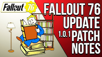 FALLOUT 76 UPDATE 1.0.1 PATCH NOTES, 45GB UPDATE MEDIA UNHAPPY WITH CHANGES - Fallout 76 News