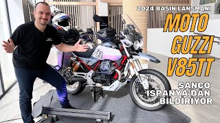 2024 Moto Guzzi V85Tt Sanço İspanyadan Bildiriyor
