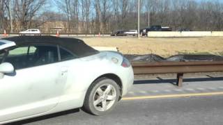 Crazy crash on GSP NJ Dumb Driver