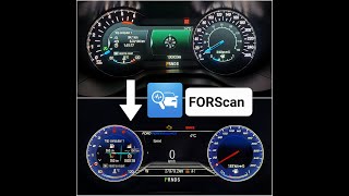 FORD upgrade guide to digital cluster with FORScan screenshot 5