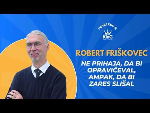 Povej, kdo si: Ne prihaja, da bi opravičeval, ampak da bi zares slišal | Robert Friškovec