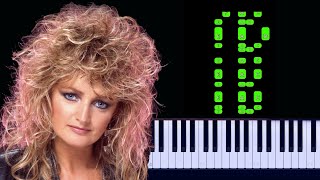 Video-Miniaturansicht von „Bonnie Tyler - Holding Out For A Hero Piano Tutorial“