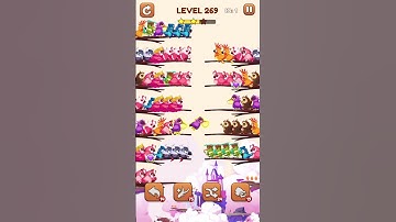 Bird Sort 2: Color Puzzle Level 269 #games #gaming #gameplay