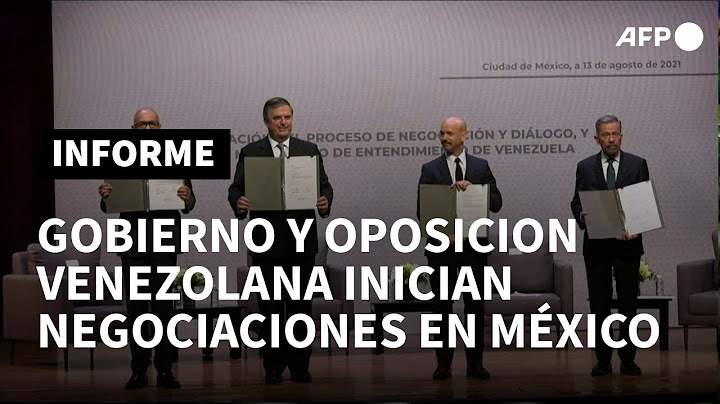 Gobierno y oposición inician nuevo diálogo para resolver crisis de Venezuela | AFP