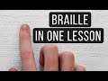 LEARN GRADE ONE BRAILLE IN ONE LESSON: The Alphabet, Punctuation, and Numbers (PART 1-3)