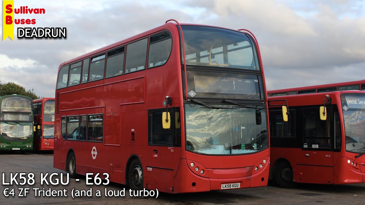 Full Kickdown + Loud Turbo | €4 ZF E400 Trident, Sullivan Buses E63/LK58KGU | Deadrun to SM