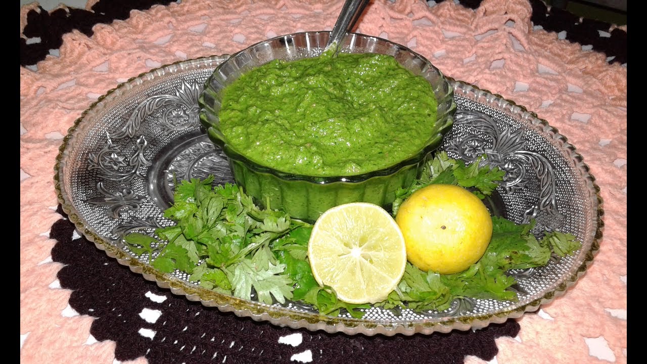 How to make green chutney / coriander chutney YouTube
