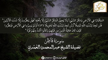 قناة تراتيل | ماتيسر من سورة فاطر | فضيلة الشيخ/ عبدالمحسن الحُمَّدي