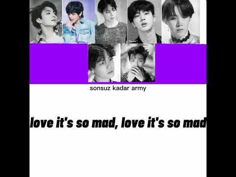 BTS Fake Love (coded easy lyrics/ kolay okunuşu)