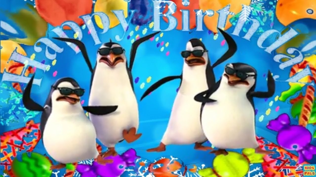 Penguins of Madagascar Happy Birthday Song|Happy Birthday ...