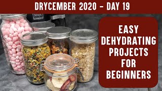 EASY DEHYDRATING PROJECTS FOR BEGINNERS: Learn to Dehydrate with Easy Recipes - DRYCEMBER
