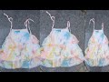 A line baby frock cutting and stitching #layer frock