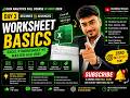 Excel Worksheet Basics | Day 3 | Data Analytics Full Course 2026
