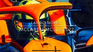 Lando Norris - McLaren MCL36 2022 by Alex Stutchbury Lando Norris - McLaren MCL36 2022 by Alex Stutchbury