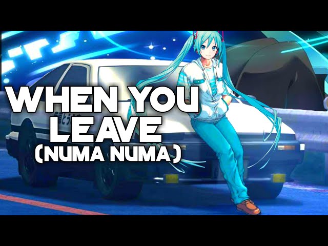 WHEN YOU LEAVE (NUMA NUMA) // Eurobeat Remix - Alina class=